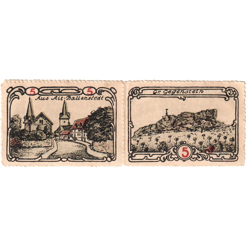 Alemania, Ballenstedt, 10 Pfennig, 1920-09-28, SC