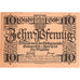 Niemcy, Sommerfeld, 10 Pfennig, 1920-04-01, AU(50-53)