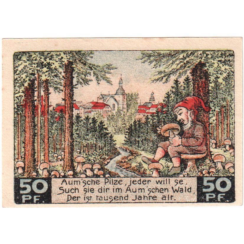 Niemcy, Auma, 50 Pfennig, 1921-04-01, UNC(63)