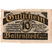 Niemcy, Ballenstedt, 10 Pfennig, 1920-09-28, EF(40-45)