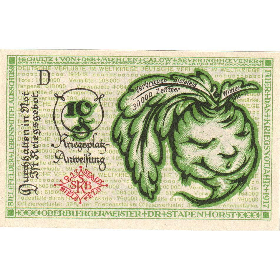 Deutschland, Bielefeld, 10 Pfennig, 1919-04-01, UNZ-