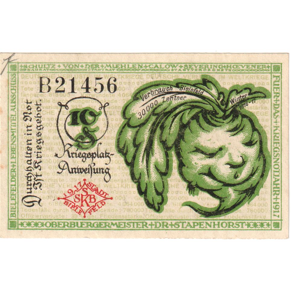 Alemanha, Bielefeld, 10 Pfennig, 1919-04-01, UNC(63)