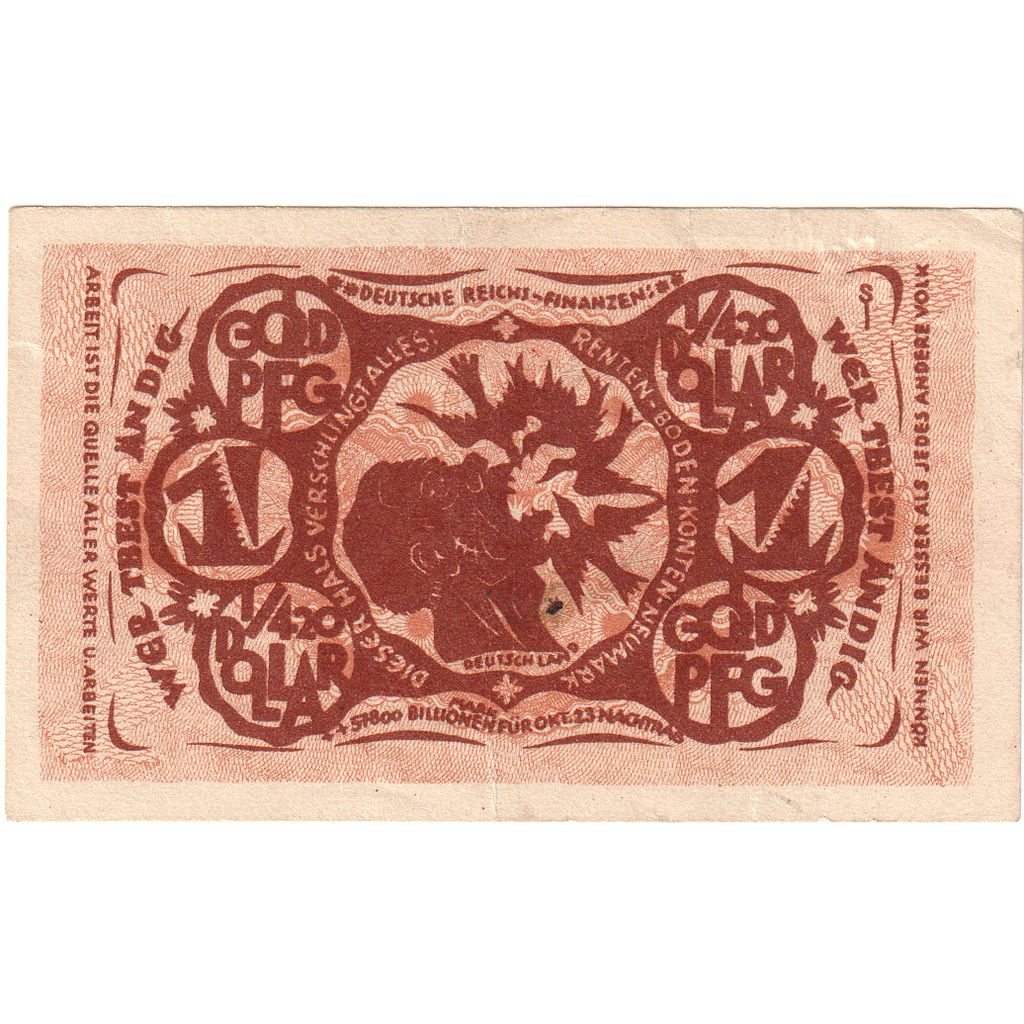 Duitsland, Bielefeld, 1 Goldpfennig, 1923-11-08, TTB