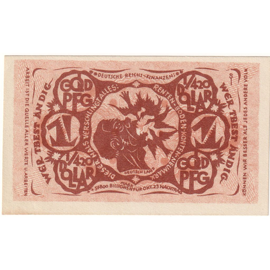 Alemania, Bielefeld, 1 Goldpfennig, 1923-11-08, SC