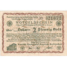 Germany, Detmold, 2 PFENNIG GOLD, 1923-11-03, EF(40-45)