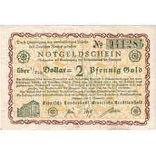Germany, Detmold, 2 PFENNIG GOLD, 1923-11-03, VF(30-35)