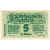 Germany, Bielefeld, 5 Goldpfennig, 1923-11-08, AU(55-58), Grabowski:93