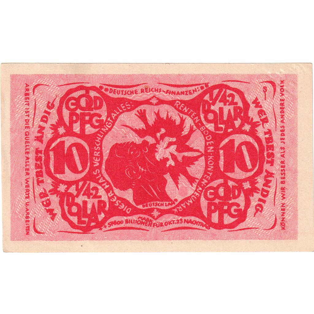 Deutschland, Bielefeld, 10 Goldpfenning, 1923-11-08, UNZ-, Grabowski:94