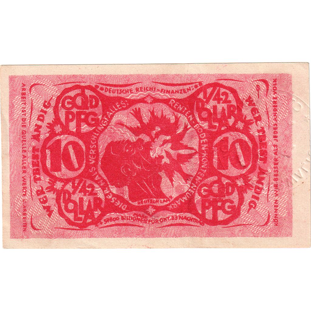 Duitsland, Bielefeld, 10 Goldpfenning, 1923-11-08, SPL, Grabowski:94