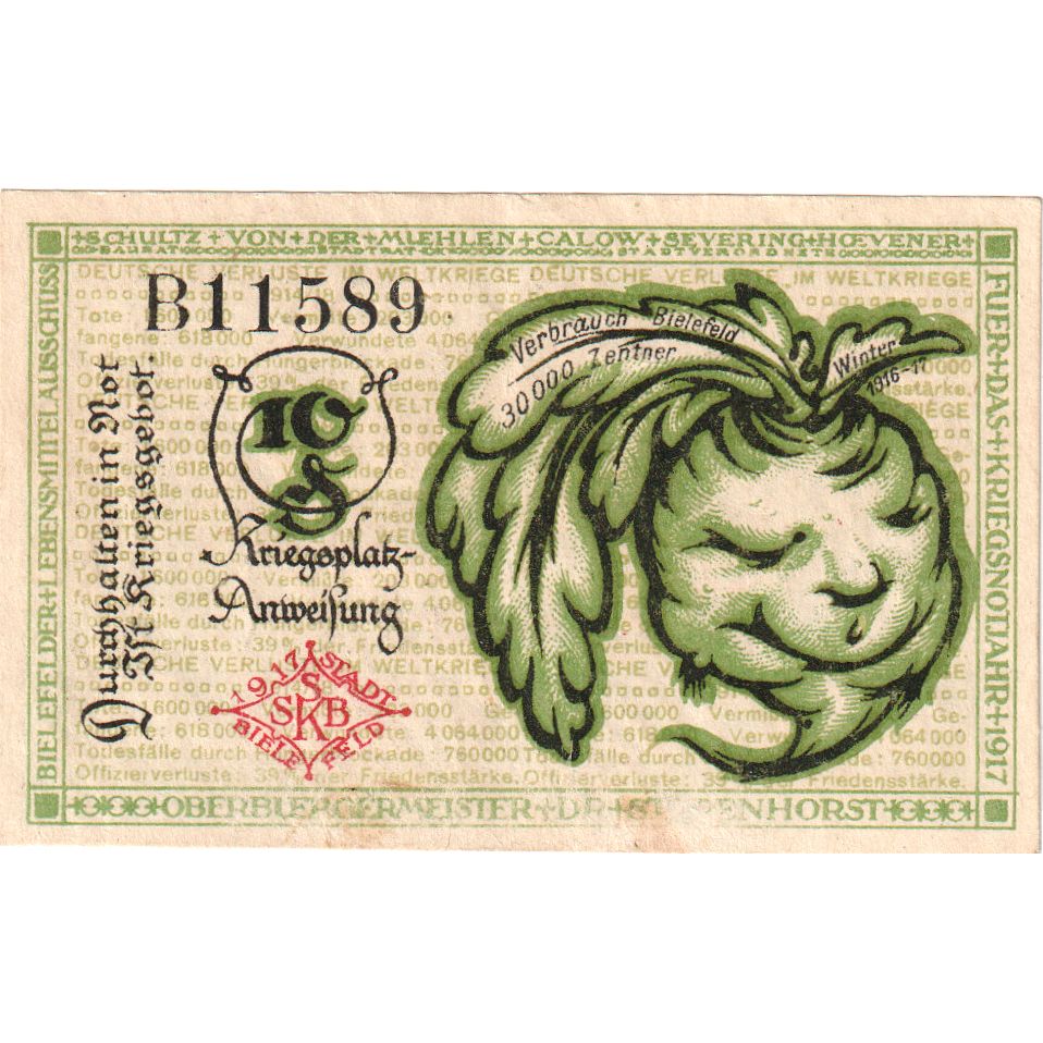 Duitsland, Bielefeld, 10 Pfennig, 1919-04-01, SUP, Grabowski:B44.8