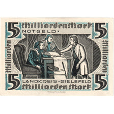 Deutschland, Bielefeld, 5 Milliarden Mark, undated (1923), VZ