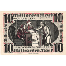 Deutschland, Bielefeld, 10 Milliarden Mark, undated (1923), UNZ-