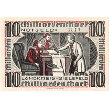 Niemcy, Bielefeld, 10 Milliarden Mark, undated (1923), UNC(63)