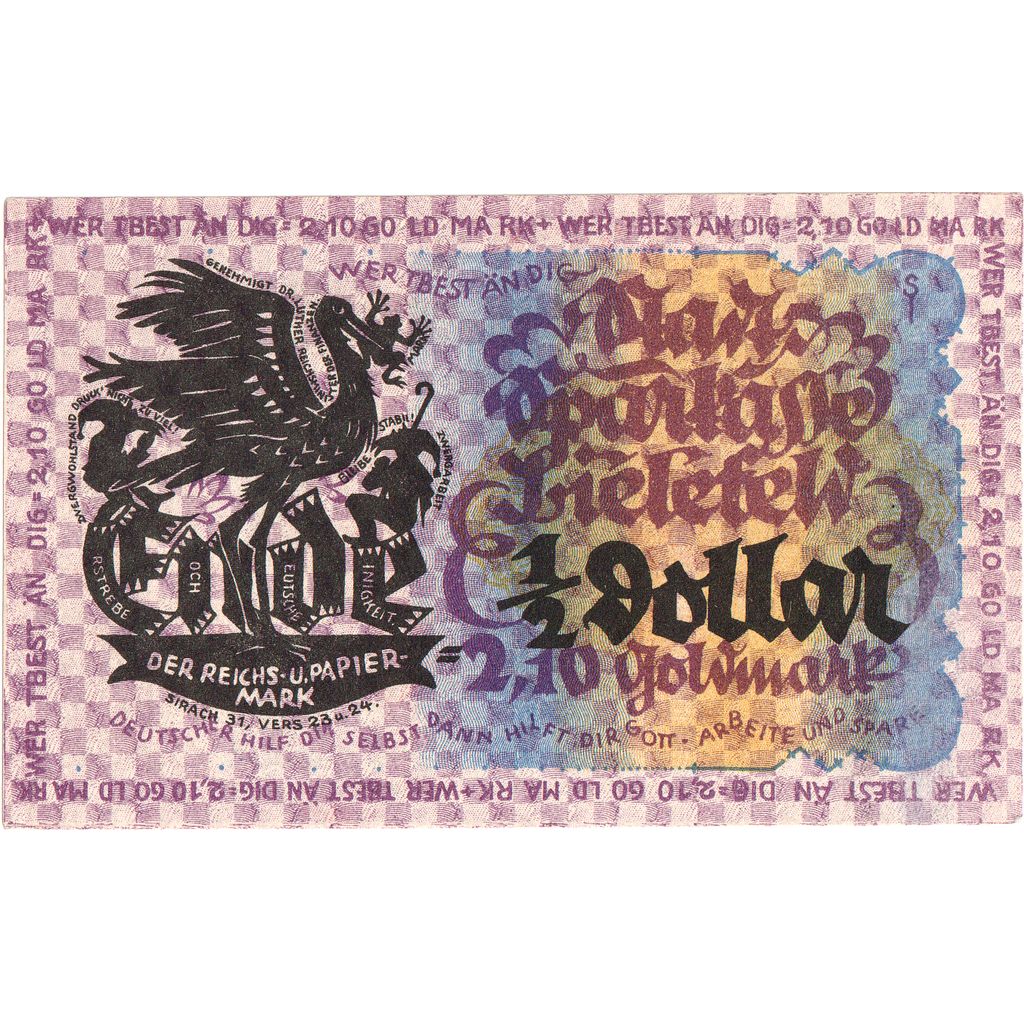 Alemania, Bielefeld, 2.10 Goldmark, 1923-11-08, SC