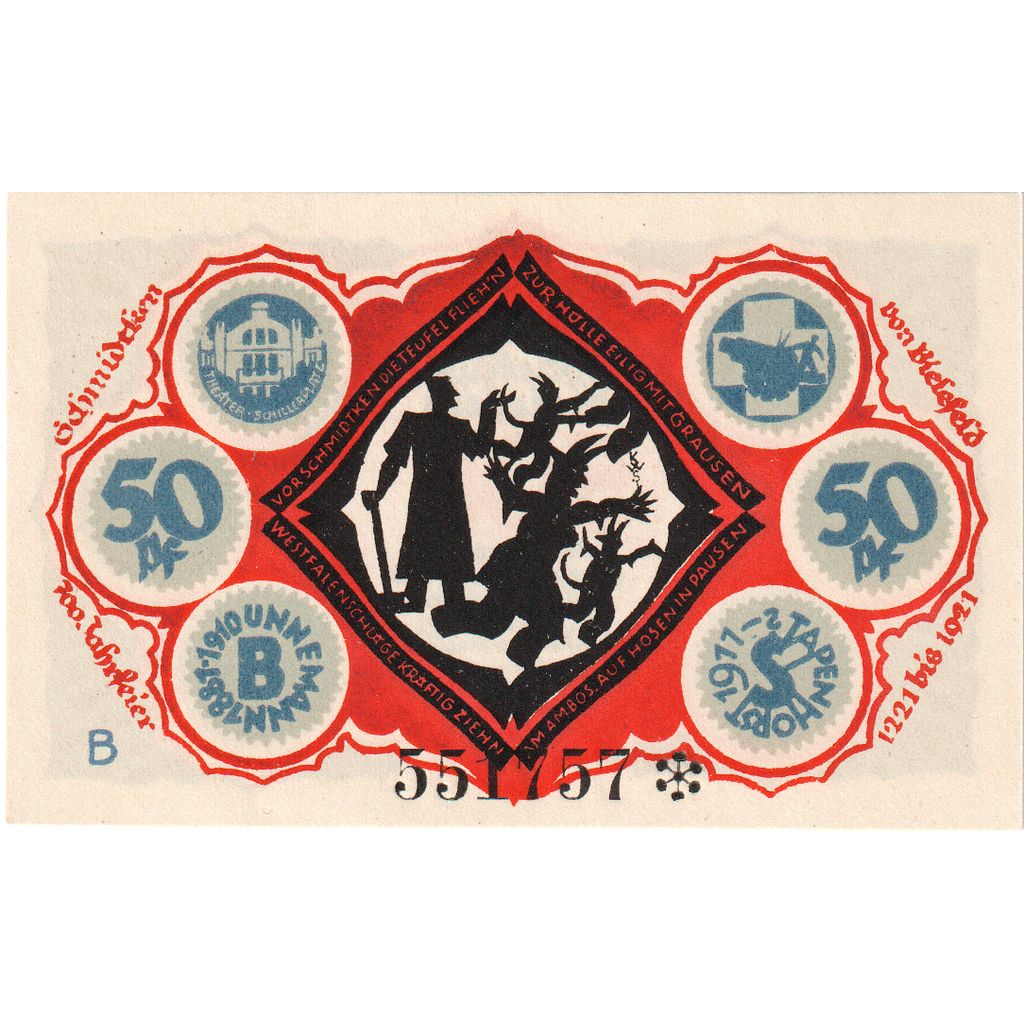 Alemania, Bielefeld, 50 Pfennig, 1921-05-15, SC, Grabowski:103.5