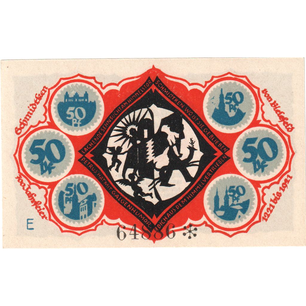 Duitsland, Bielefeld, 50 Pfennig, 1921-05-15, SPL, Grabowski:103.5