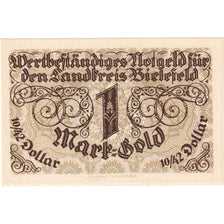 Germany, Bielefeld, 1 Mark Gold, 1923-11-28, UNC(63)