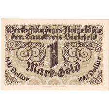 Germany, Bielefeld, 1 Mark Gold, 1923-11-28, UNC(63)