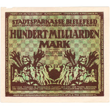 Germany, Bielefeld, 100 Milliarden Mark, 1923-02-15, EF(40-45), Grabowski:88