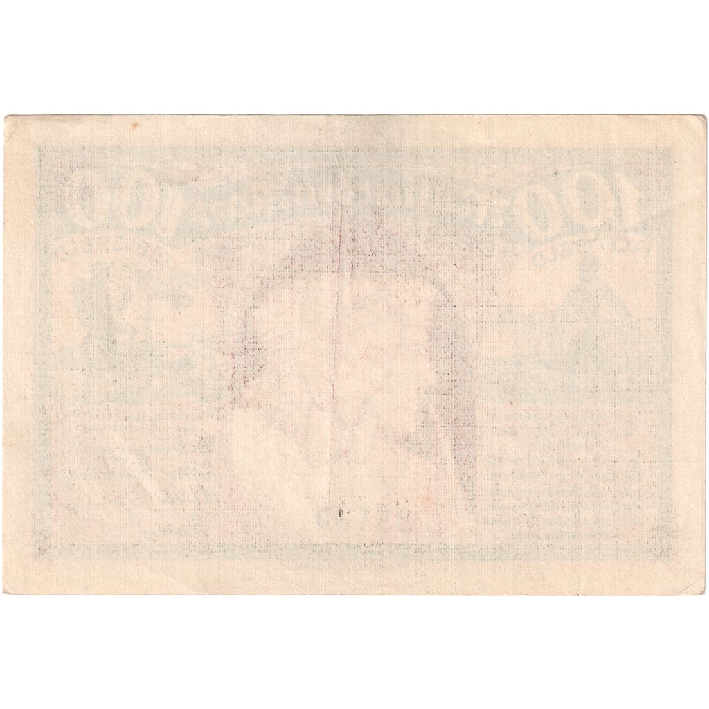 Deutschland, Bielefeld, 100 Milliarden Mark, 1923-10-25, VZ