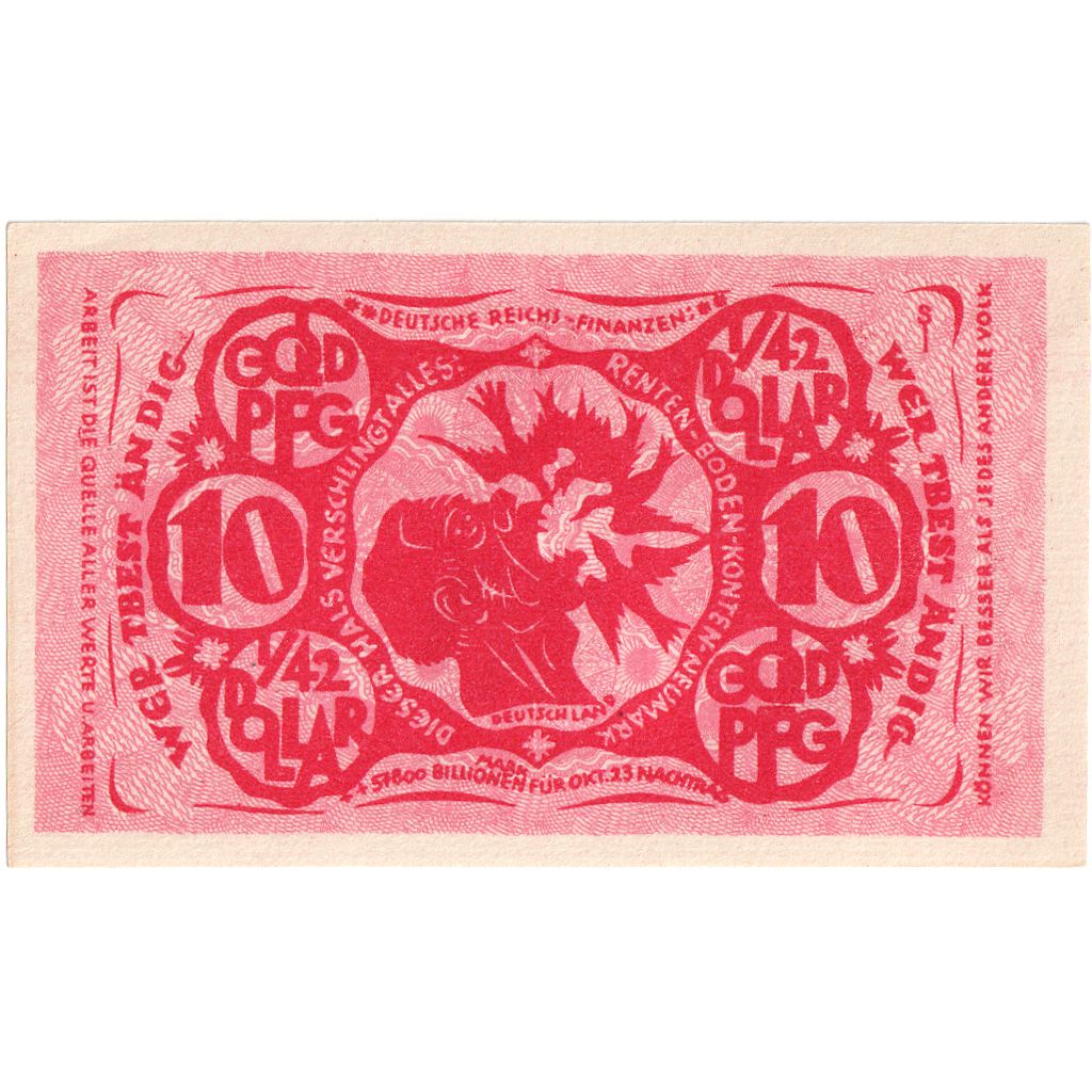 Deutschland, Bielefeld, 10 Goldpfenning, 1923-11-08, UNZ-, Grabowski:94