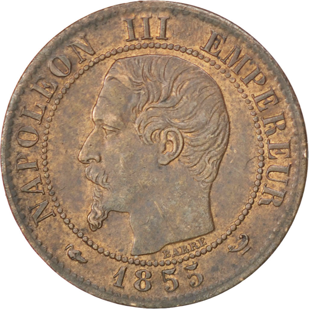 Münze, Frankreich, Napoleon III, Napoléon III, Centime, 1855, Lille, VZ