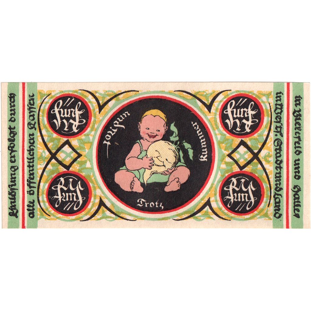 Deutschland, Bielefeld, 5 Mark, 1918-11-01, UNZ-