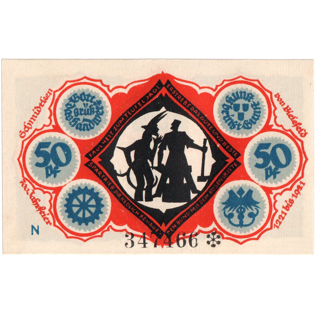 Deutschland, Bielefeld, 50 Pfennig, 1921-05-15, UNZ-
