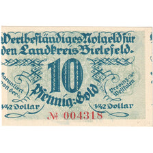 Germany, Bielefeld, 10 Goldpfenning, 1923-11-28, UNC(63)