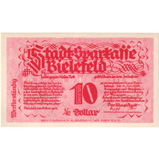 Germany, Bielefeld, 10 Goldpfennig, 1923-11-08, UNC(63), Grabowski:94
