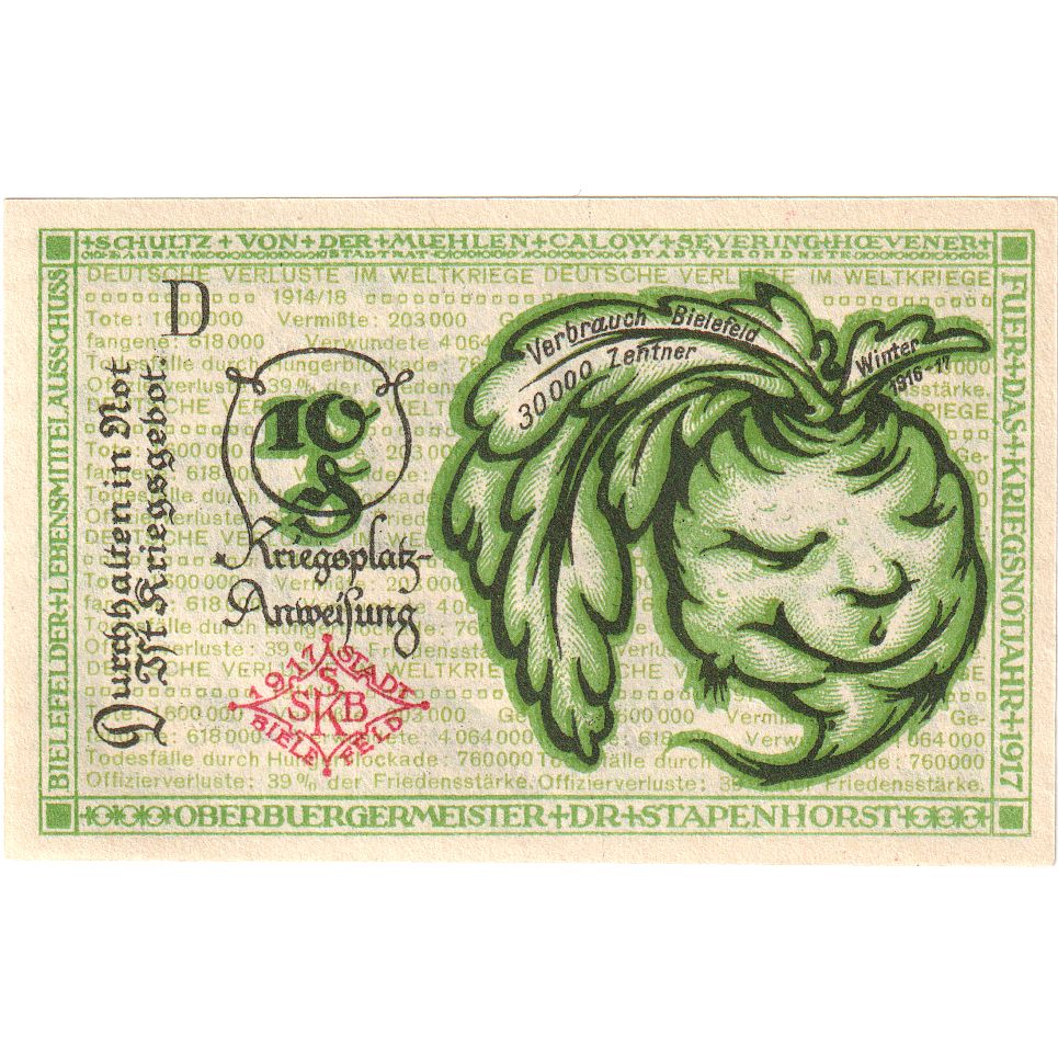 Alemania, Bielefeld, 10 Pfennig, 1919-04-01, SC, Grabowski:44