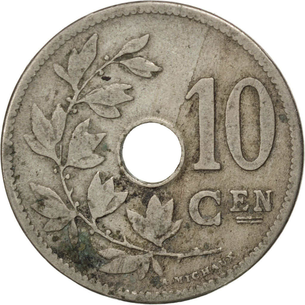 Münze, Belgien, 10 Centimes, 1904, S, Copper-nickel, KM:53