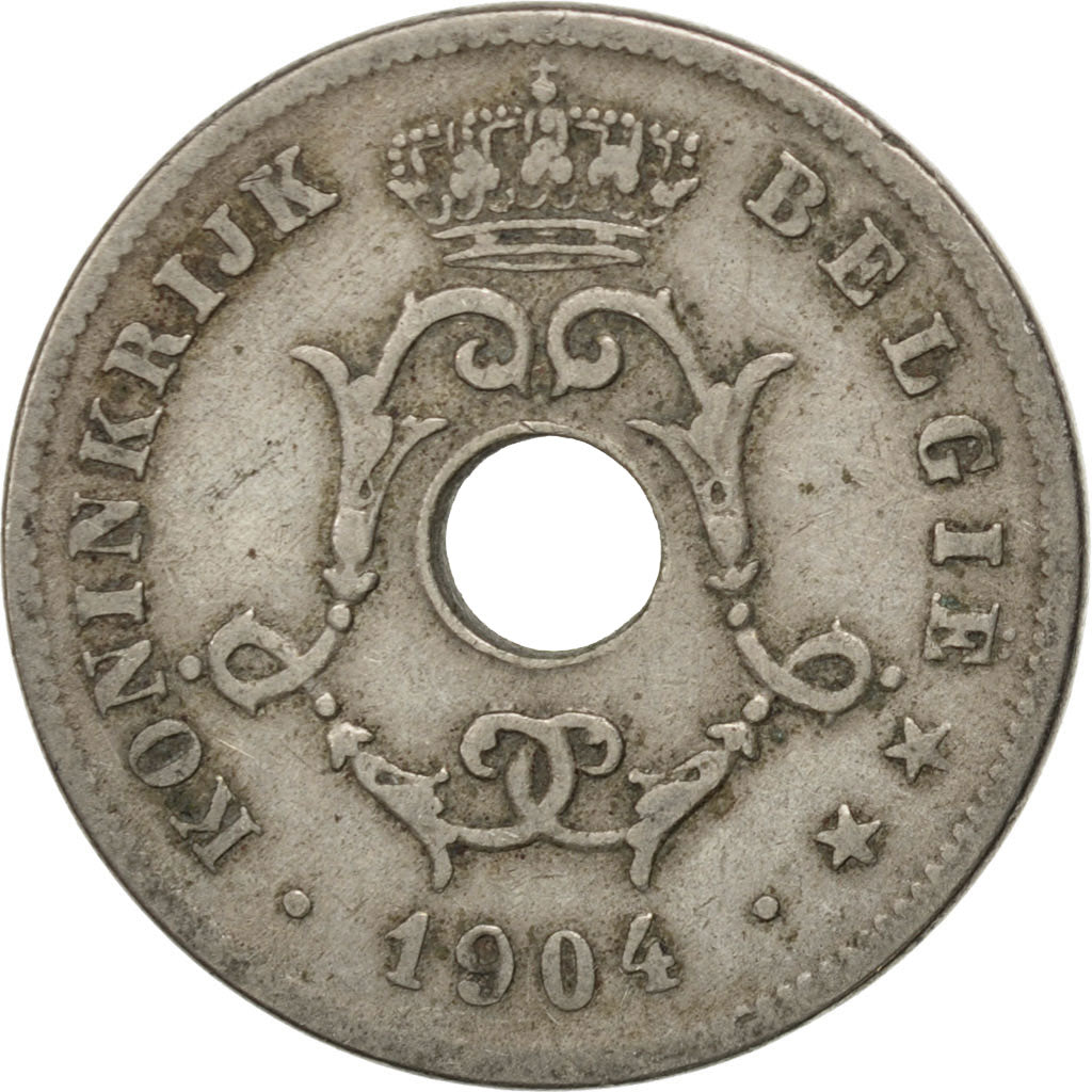 Münze, Belgien, 10 Centimes, 1904, S, Copper-nickel, KM:53