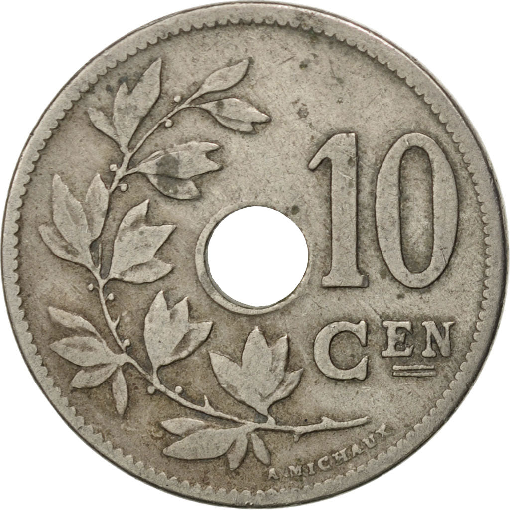 Münze, Belgien, 10 Centimes, 1904, S, Copper-nickel, KM:53