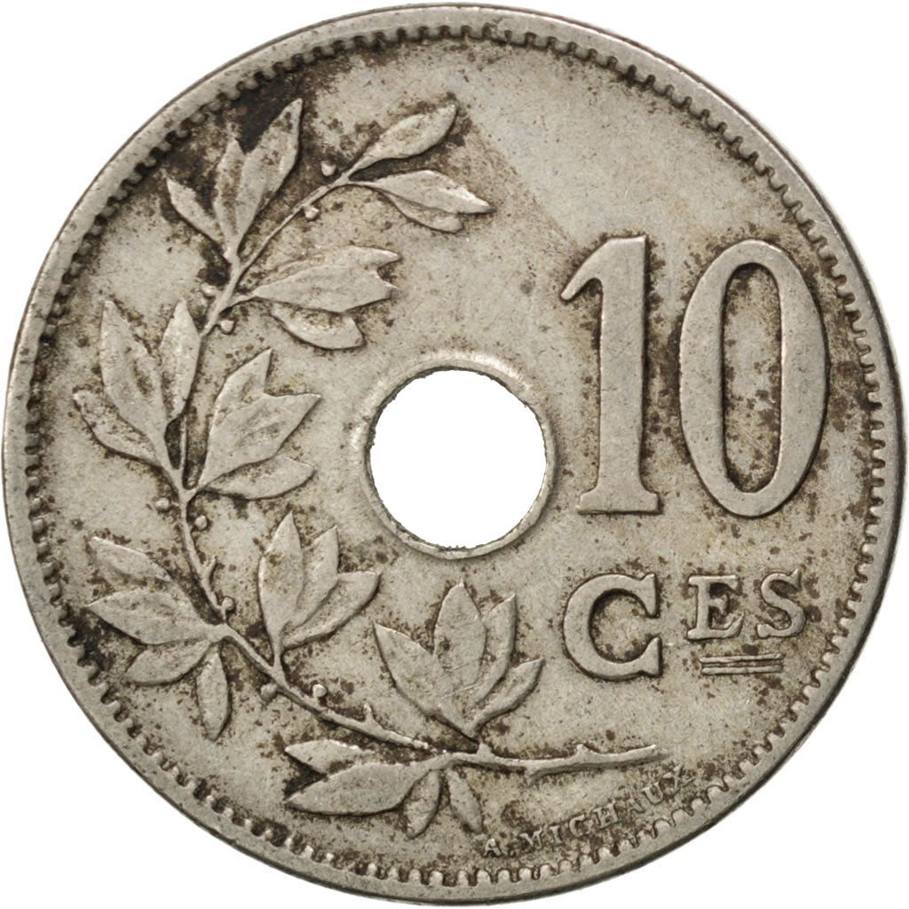 Coin, Belgium, 10 Centimes, 1904, EF(40-45), Copper-nickel, KM:52