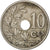 Moneda, Bélgica, 10 Centimes, 1905, BC+, Cobre - níquel, KM:53
