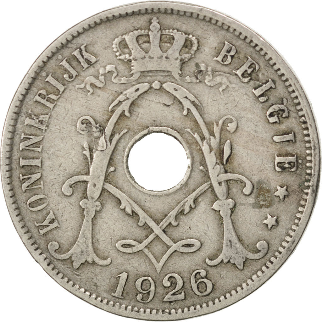 Coin, Belgium, 25 Centimes, 1926, EF(40-45), Copper-nickel, KM:69