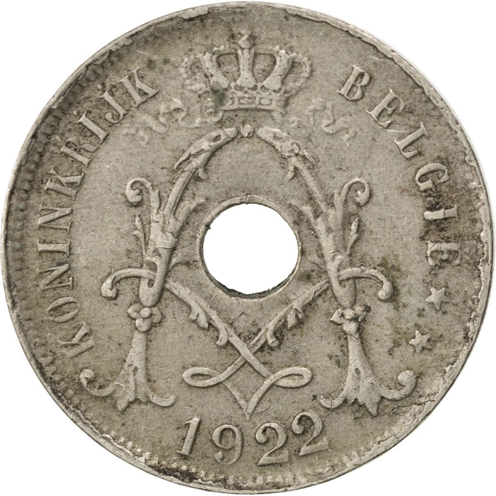 Monnaie, Belgique, 25 Centimes, 1922, TTB, Copper-nickel, KM:69