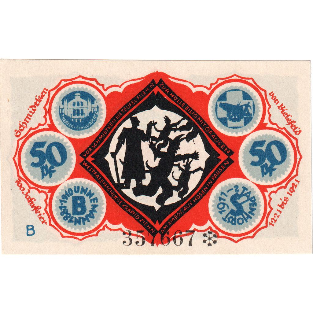 Germany, Bielefeld, 50 Pfennig, 1921-05-15, UNC(63)