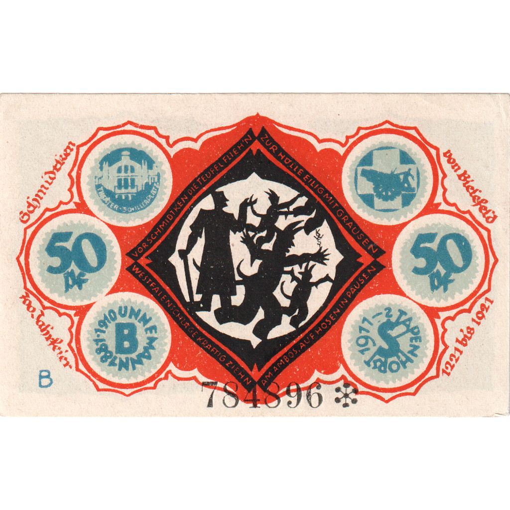 Deutschland, Bielefeld, 50 Pfennig, 1921-05-15, UNZ-