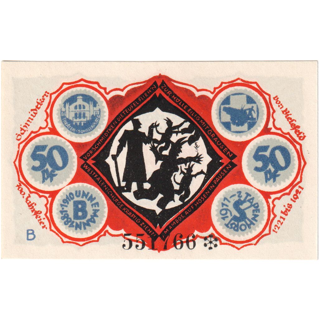 Germany, Bielefeld, 50 Pfennig, 1921-05-15, UNC(63)