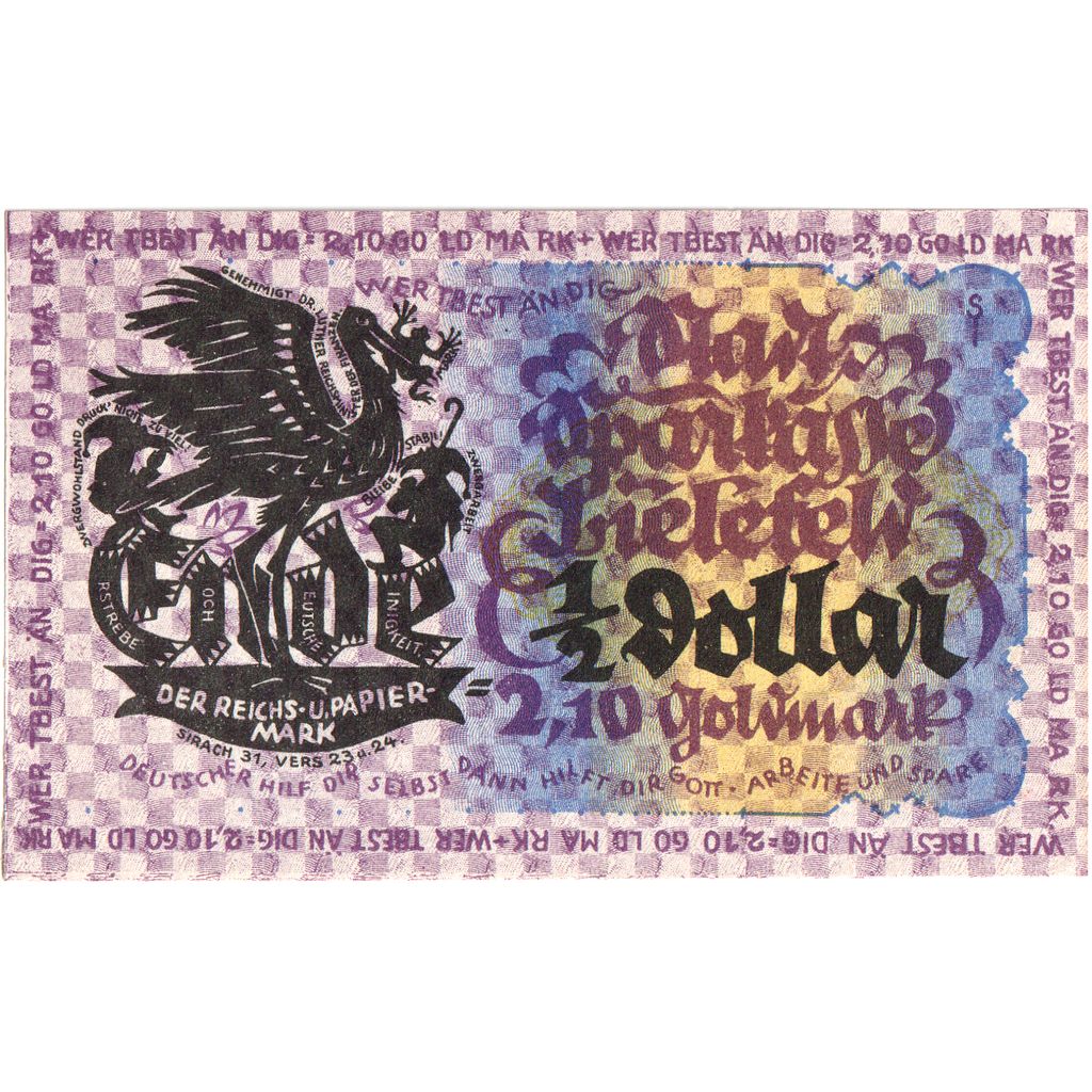 Niemcy, Bielefeld, 2.10 Goldmark, 1923-11-06, UNC(64)