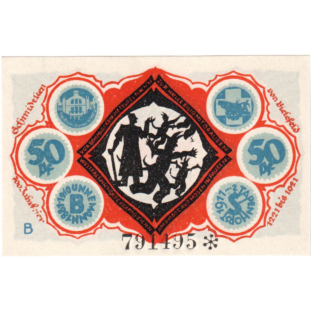 Duitsland, Bielefeld, 50 Pfennig, 1921-05-15, SPL