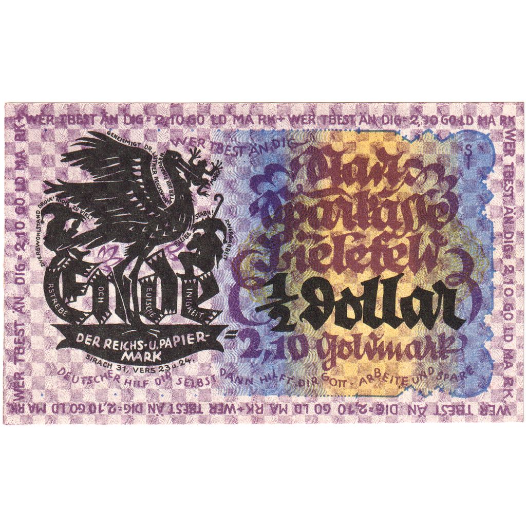 Alemanha, Bielefeld, 2.10 Goldmark, 1923-11-08, UNC(63)