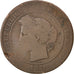Coin, France, Cérès, 10 Centimes, 1870, Paris, VG(8-10), Bronze, KM:815.1