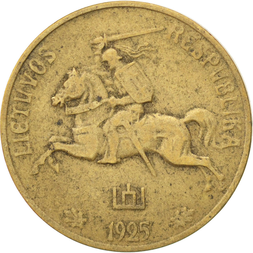 Münze, Lithuania, 20 Centu, 1925, SS, Aluminum-Bronze, KM:74