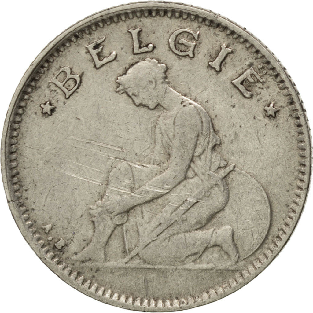 Monnaie, Belgique, 50 Centimes, 1928, TTB, Nickel, KM:88