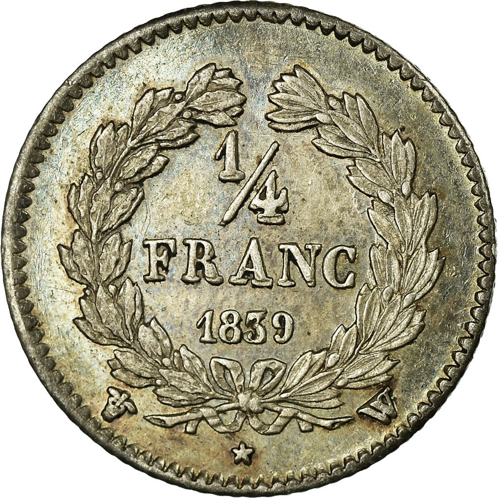 Monnaie, France, Louis-Philippe, 1/4 Franc, 1839, Lille, SUP, Argent, KM:740.13