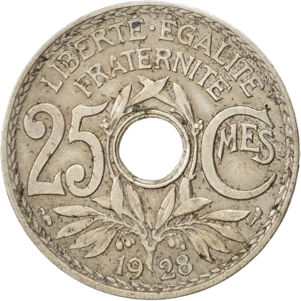 Coin, France, Lindauer, 25 Centimes, 1928, VF(30-35), Copper-nickel, KM:867a