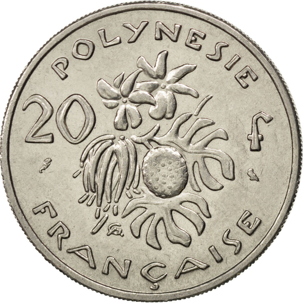Monnaie, French Polynesia, 20 Francs, 1967, SUP, Nickel, KM:6, Lecompte:89